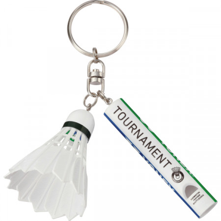 Key Ring, Shuttlecock Type with Whistle