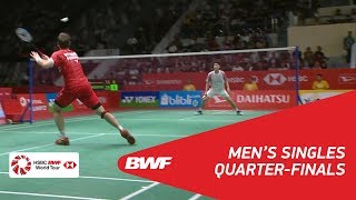 【Video】CHOU Tien Chen VS Hans-Kristian Solberg VITTINGHUS, DAIHATSU Indonesia Masters 2018 quarter finals