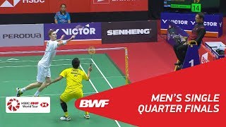 【Video】Viktor AXELSEN VS Jonatan CHRISTIE, PERODUA Malaysia Masters 2018 quarter finals