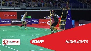 【Video】TAI Tzu Ying VS Ratchanok INTANON, PERODUA Malaysia Masters 2018 finals