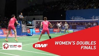 【Video】Ayako SAKURAMOTO・Yukiko TAKAHATA VS CAO Tong Wei・YU Zheng, BARFOOT & THOMPSON New Zealand Open 2018 finals