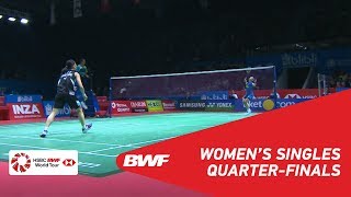 【Video】TAI Tzu Ying VS Kirsty GILMOUR, BLIBLI Indonesia Open 2018 quarter finals