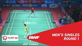 【Video】NG Ka Long Angus VS LEE Chong Wei, BLIBLI Indonesia Open 2018 best 32