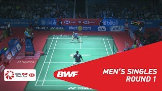【Video】Mark CALJOUW VS Anthony Sinisuka GINTING, BLIBLI Indonesia Open 2018 best 32