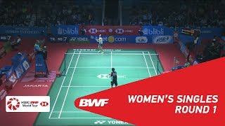 【Video】TAI Tzu Ying VS Saena KAWAKAMI, BLIBLI Indonesia Open 2018 best 32
