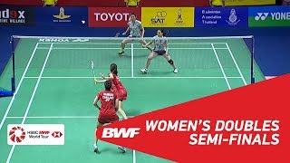 【Video】Misaki MATSUTOMO・Ayaka TAKAHASHI VS Jongkolphan KITITHARAKUL・Rawinda PRAJONGJAI, TOYOTA Thailand Open 2018 semifinal