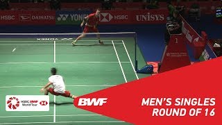 【Video】Viktor AXELSEN VS Kenta NISHIMOTO, DAIHATSU YONEX Japan Open 2018 best 16
