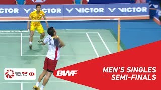 【Video】CHOU Tien Chen VS Kenta NISHIMOTO, VICTOR Korea Open 2018 semifinal