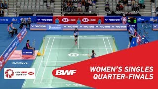 【Video】Sayaka TAKAHASHI VS SUNG Ji Hyun, VICTOR Korea Open 2018 quarter finals