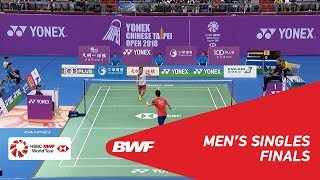 【Video】LEE Zii Jia VS Riichi TAKESHITA, Chinese Taipei Open 2018 finals