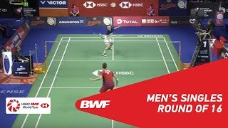 【Video】Viktor AXELSEN VS Anders ANTONSEN, DANISA Denmark Open 2018 best 16