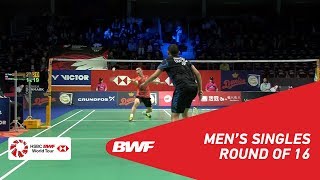【Video】Khosit PHETPRADAB VS NG Ka Long Angus, DANISA Denmark Open 2018 best 16