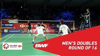【Video】Marcus Fernaldi GIDEON・Kevin Sanjaya SUKAMULJO VS Mark LAMSFUSS・Marvin Emil SEIDEL, DANISA Denmark Open 2018 best 16