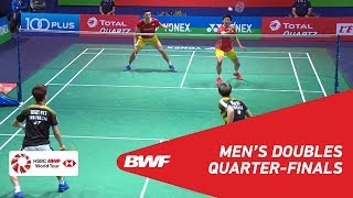 【Video】Marcus Fernaldi GIDEON・Kevin Sanjaya SUKAMULJO VS CHEN Hung Ling・WANG Chi-Lin, YONEX French Open 2018 quarter finals