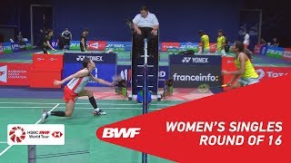 【Video】Sayaka SATO VS PUSARLA V. Sindhu, YONEX French Open 2018 best 16