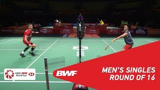 【Video】Kento MOMOTA VS Hans-Kristian Solberg VITTINGHUS, Fuzhou China Open 2018 best 16