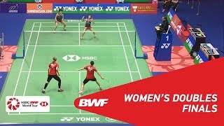 【Video】Yuki FUKUSHIMA・Sayaka HIROTA VS LEE So Hee・SHIN Seung Chan, YONEX-SUNRISE Hong Kong Open 2018 finals