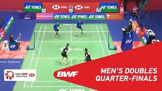 【Video】Mohammad AHSAN・Hendra SETIAWAN VS Kim ASTRUP・Anders Skaarup RASMUSSEN, YONEX-SUNRISE Hong Kong Open 2018 quarter finals