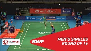 【Video】Viktor AXELSEN VS Tanongsak SAENSOMBOONSUK, CELCOM AXIATA Malaysia Open 2018 best 16