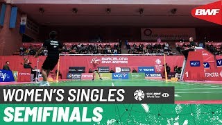 【Video】Carolina MARIN VS Supanida KATETHONG, Barcelona Spain Masters 2020 semifinal