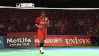 【Video】CHOU Tien Chen VS PARUPALLI Kashyap, Yonex Open Japan quarter finals