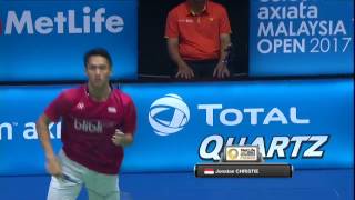 【Video】LIN Dan VS Jonatan CHRISTIE, CELCOM AXIATA Malaysia Open quarter finals