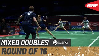 【Video】Marcus ELLIS／Lauren SMITH VS Rasmus ESPERSEN／Christine BUSCH, YONEX All England Open Badminton Championships 2021 best 16