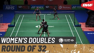 【Video】Chloe BIRCH／Lauren SMITH VS Ashwini BHAT K.／Shikha GAUTAM, YONEX All England Open Badminton Championships 2021 best 32
