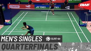 【Video】Kenta NISHIMOTO VS CHOU Tien Chen, YONEX French Open 2021 quarter finals
