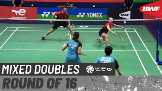 【Video】TANG Chun Man／TSE Ying Suet VS Niclas NOHR／Amalie MAGELUND, YONEX French Open 2021 best 16