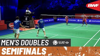 【Video】Marcus Fernaldi GIDEON／Kevin Sanjaya SUKAMULJO VS Supak JOMKOH／Kittinupong KEDREN, Hylo Open 2021  semifinal