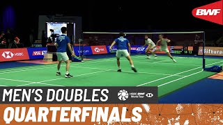 【Video】Marcus Fernaldi GIDEON／Kevin Sanjaya SUKAMULJO VS Daniel LUNDGAARD／Mathias THYRRI, Hylo Open 2021  quarter finals