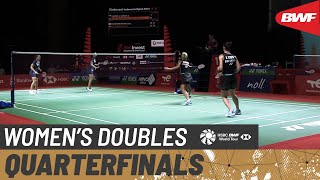 【Video】Gabriela STOEVA／Stefani STOEVA VS Jongkolphan KITITHARAKUL／Rawinda PRAJONGJAI, Indonesia Open 2021 quarter finals