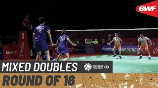 【Video】Kyohei YAMASHITA／Naru SHINOYA VS TANG Chun Man／TSE Ying Suet, Indonesia Open 2021 best 16