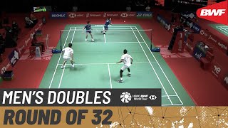 【Video】Takuro HOKI／Yugo KOBAYASHI VS Mohammad AHSAN／Hendra SETIAWAN, Indonesia Open 2021 best 32
