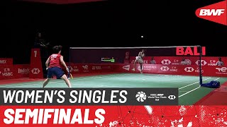 【Video】PUSARLA V. Sindhu VS Akane YAMAGUCHI, HSBC BWF World Tour Finals 2021 semifinal