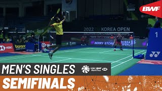 【Video】Jonatan CHRISTIE VS KIDAMBI Srikanth, Korea Open Badminton Championships 2022 semifinal