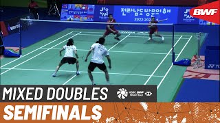 【Video】Rinov RIVALDY／Pitha Haningtyas MENTARI VS TAN Kian Meng／LAI Pei Jing, Korea Open Badminton Championships 2022 semifinal