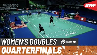 【Video】Yujia JIN／WONG Jia Ying Crystal VS Na Eun JEONG／KIM Hye Jeong, Korea Open Badminton Championships 2022 quarter finals