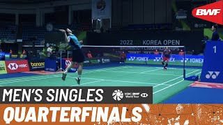 【Video】Kunlavut VITIDSARN VS Jonatan CHRISTIE, Korea Open Badminton Championships 2022 quarter finals