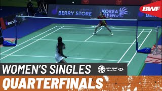 【Video】Busanan ONGBAMRUNGPHAN VS PUSARLA V. Sindhu, Korea Open Badminton Championships 2022 quarter finals
