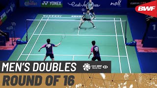 【Video】Marcus Fernaldi GIDEON／Kevin Sanjaya SUKAMULJO VS Min Hyuk KANG／SEO Seung Jae, Indonesia Open 2022 best 16