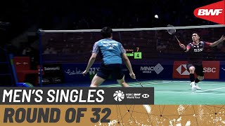 【Video】Kantaphon WANGCHAROEN VS Jonatan CHRISTIE, Indonesia Open 2022 best 32