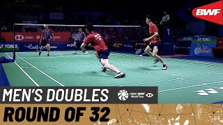 【Video】LIU Yuchen／OU Xuanyi VS Mohammad AHSAN／Hendra SETIAWAN, Indonesia Open 2022 best 32