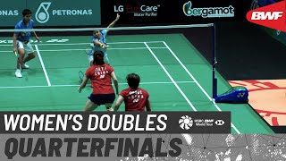 【Video】CHEN Qingchen／JIA Yifan VS Apriyani RAHAYU／Siti Fadia Silva RAMADHANTI, Malaysia Open 2022 quarter finals