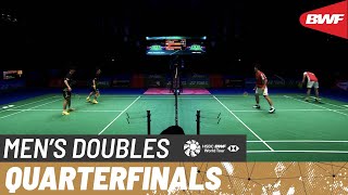 【Video】Takuro HOKI／Yugo KOBAYASHI VS HE Jiting／ZHOU Haodong, YONEX All England Open Badminton Championships 2023 quarter finals
