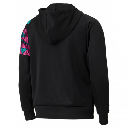 Stretch Knit Print Hoodie
