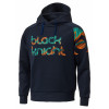 Stretch Knit Print Hoodie