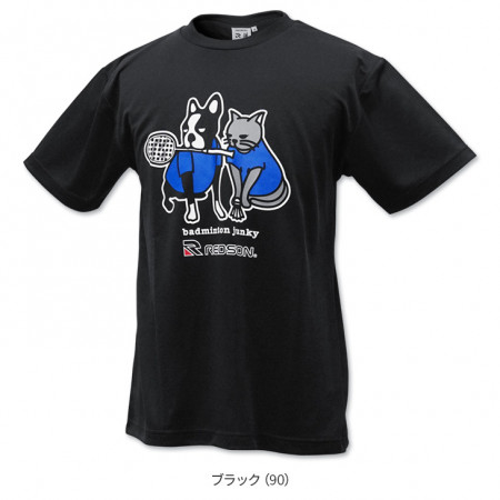 Badminton Junkie Collaboration T-Shirt RD-BJ201（Black）