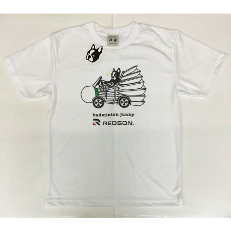 Badminton Junkie Collaboration T-Shirt RD-BJ203（White）